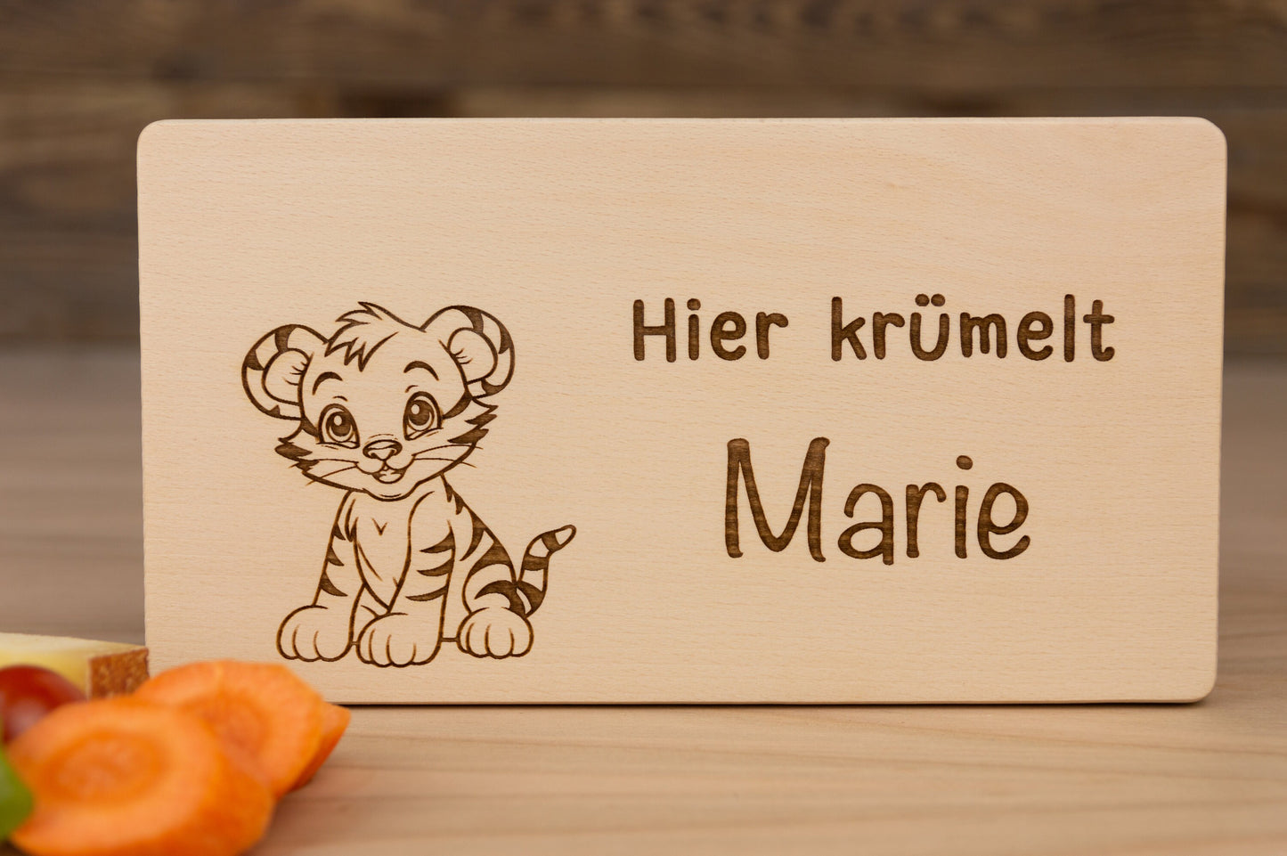 Schneidebrett personalisiert, Frühstücksbrett, Geschenk für Kinder, Geburtstag, Buchenholz, Taufgeschenk, Geschenk Geburt, Weihnachten