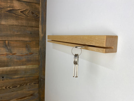 Elegantes Schlüsselbrett, Schlüsselboard aus Birkenholz- Handarbeit aus Bayern